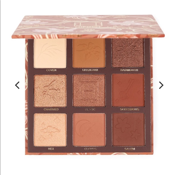 🌿 HIPDOT WITCHY WARMS PRESSED PIGMENT & GLITTER PALETTE - Picture 3 of 6